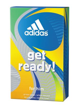 Adidas Get Ready Male Лосьон после бритья 50 мл. Цвет: прозрачный