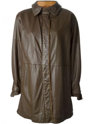 Пальто на пуговицах Gianfranco Ferré Pre-Owned. Цвет: коричневый