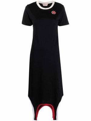 Платье-футболка с контрастной отделкой Marni. Цвет: черный