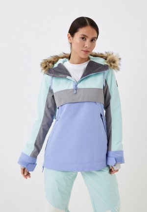 Куртка сноубордическая Roxy. Цвет: разноцветный
