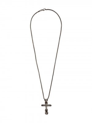 Колье Asli Classic Chain John Hardy. Цвет: серебристый