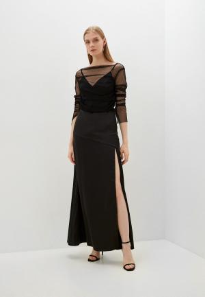 Платье и блуза Francesca Peretti. Цвет: черный
