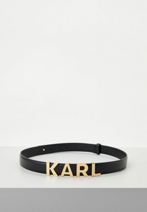 Ремень Karl Lagerfeld. Цвет: черный