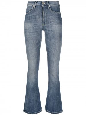 Укороченные расклешенные брюки Dondup. Цвет: синий