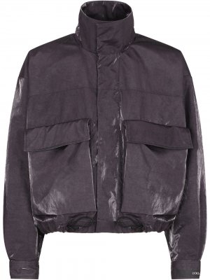 Куртка с воротником-воронкой Dolce & Gabbana. Цвет: фиолетовый