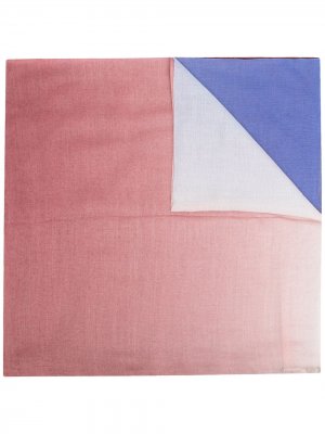 Платок pre-owned в стиле колор-блок Hermès. Цвет: розовый