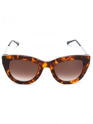 Солнцезащитные очки Cupidity Thierry Lasry. Цвет: коричневый