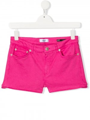 Джинсовые шорты Dondup Kids. Цвет: розовый