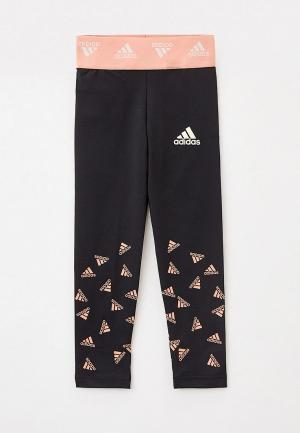 Тайтсы adidas. Цвет: черный