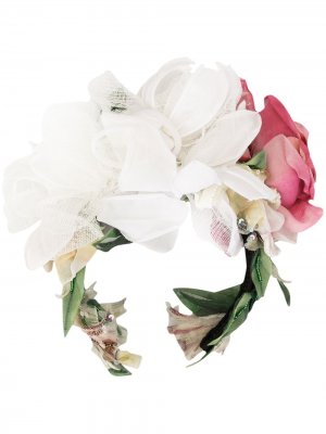 Ободок с цветочным декором Dolce & Gabbana. Цвет: разноцветный