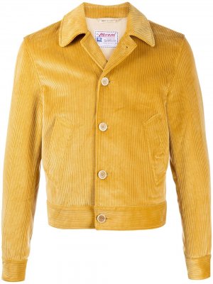 Corduroy fitted jacket Marni. Цвет: желтый