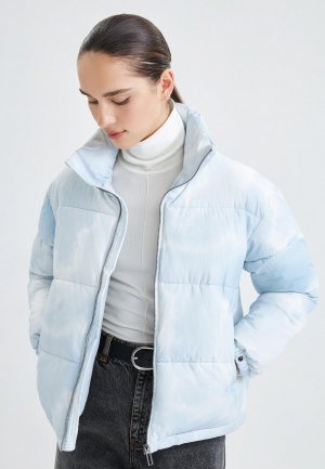 Куртка утепленная Zarina. Цвет: голубой
