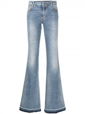 Расклешенные джинсы с заниженной талией Ermanno Scervino. Цвет: синий