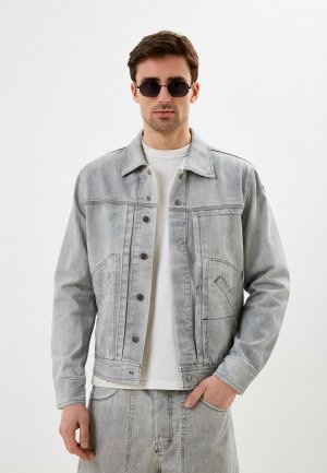 Куртка джинсовая Diesel. Цвет: серый