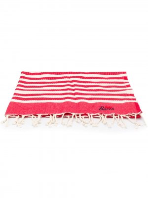Пляжное полотенце в полоску Mc2 Saint Barth. Цвет: красный