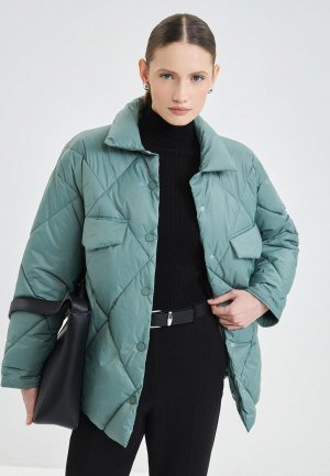 Куртка утепленная Zarina. Цвет: зеленый