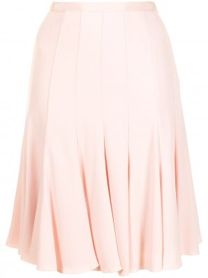 Плиссированная юбка Paule Ka. Цвет: розовый