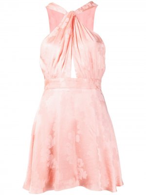 Атласное платье мини Memory Lane Alice McCall. Цвет: розовый