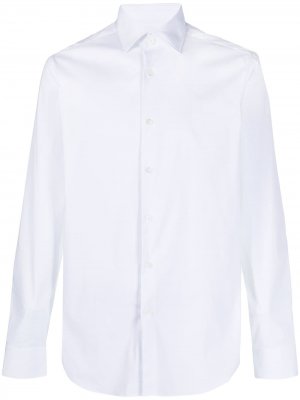 Рубашка с длинными рукавами Corneliani. Цвет: белый