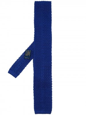 Трикотажный галстук Polo Ralph Lauren. Цвет: синий