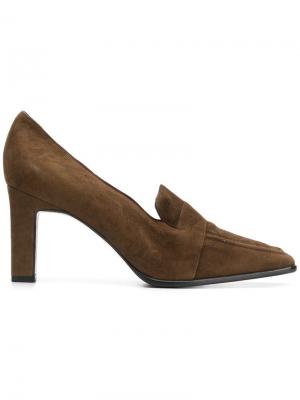 Туфли с заостренным носком pre-owned Christian Dior. Цвет: коричневый