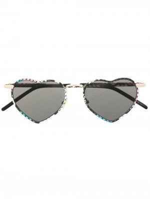 Солнцезащитные очки New Wave Loulou Saint Laurent Eyewear. Цвет: черный