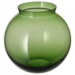 ИКЕА КОНСТФУЛ ваза зеленая 19 см IKEA