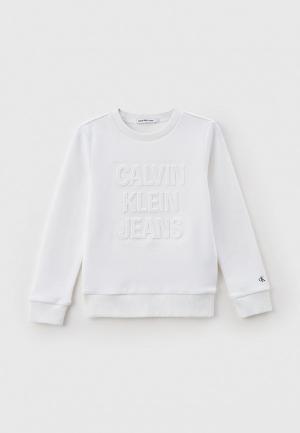 Свитшот Calvin Klein Jeans. Цвет: белый
