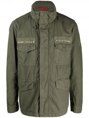 Куртка в стиле милитари Paul & Shark. Цвет: зеленый