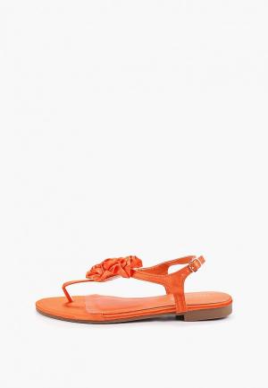 Сандалии Ideal Shoes. Цвет: оранжевый