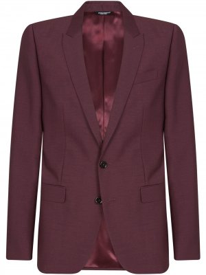 Костюм с однобортным пиджаком Dolce & Gabbana. Цвет: фиолетовый