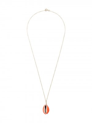 Shell necklace Aurelie Bidermann. Цвет: оранжевый