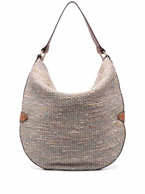 Плетеная сумка-тоут Isabel Marant. Цвет: синий