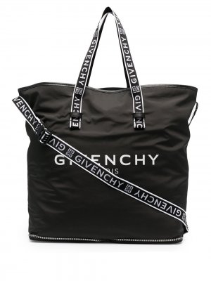 Сумка-тоут с логотипом Givenchy. Цвет: черный