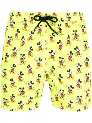 Плавки-шорты Lighting с принтом Mickey Mouse Mc2 Saint Barth. Цвет: желтый
