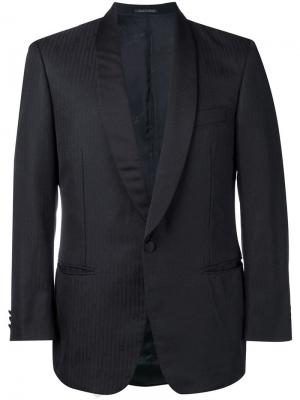 Пиджак в тонкую полоску Pierre Cardin Pre-Owned. Цвет: черный