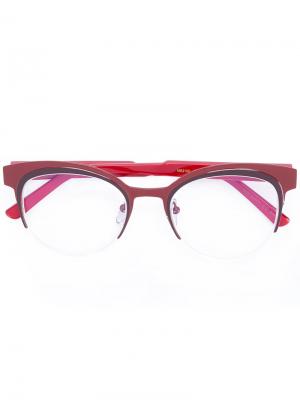 Очки ME2100 Marni Eyewear. Цвет: красный