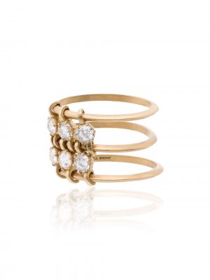 Золотое кольцо Penelope с бриллиантами Jade Trau. Цвет: металлик