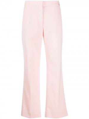 Укороченные брюки строгого кроя Stella McCartney. Цвет: розовый