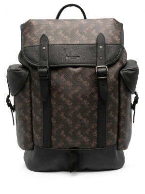 Рюкзак с логотипом Coach. Цвет: коричневый