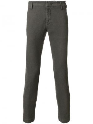 Облегающие брюки Entre Amis. Цвет: серый