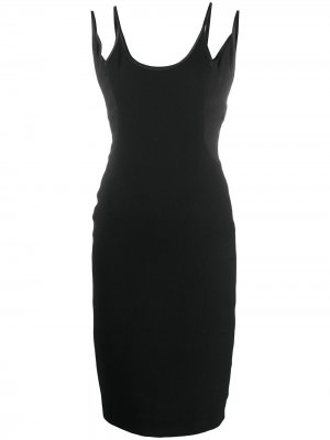 Платье 2000-х годов Versace Pre-Owned. Цвет: черный