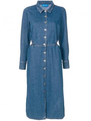 Платье Lou Mih Jeans. Цвет: синий
