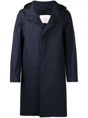 Пальто с капюшоном Chryston Mackintosh. Цвет: синий