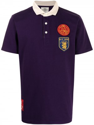 Рубашка поло с короткими рукавами и нашивками Kent & Curwen. Цвет: фиолетовый