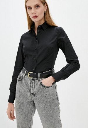 Рубашка Trussardi Jeans. Цвет: черный