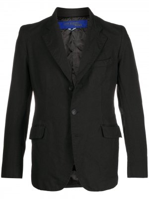 Однобортный пиджак строгого кроя Junya Watanabe MAN. Цвет: черный