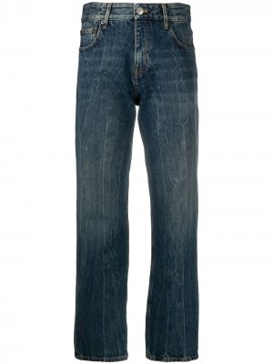Укороченные джинсы прямого кроя Balenciaga. Цвет: синий