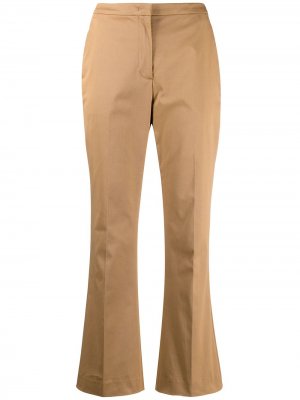 Укороченные расклешенные брюки Aspesi. Цвет: нейтральные цвета