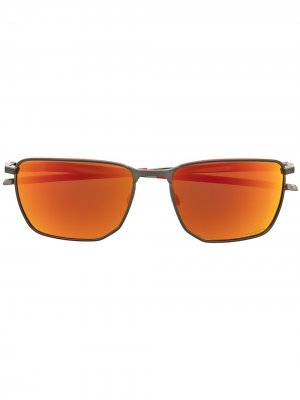 Солнцезащитные очки Ejector в прямоугольной оправе Oakley. Цвет: серебристый